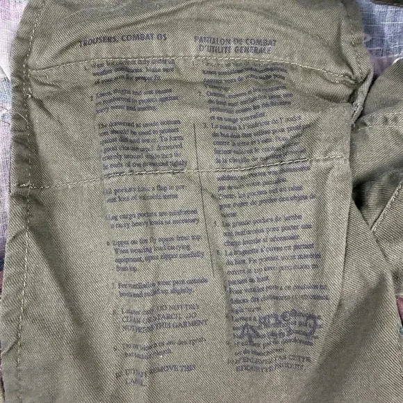 Vtg Polo Ralph Lauren Combat Trousers Men 40x31 Camo Cargo Pants OG 107 Straight - Picture 9 of 16